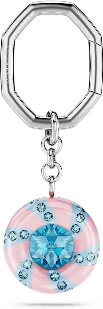 Porte-clés en Cristal Swarovski Dulcis Multicolore avec Finition Rhodiée