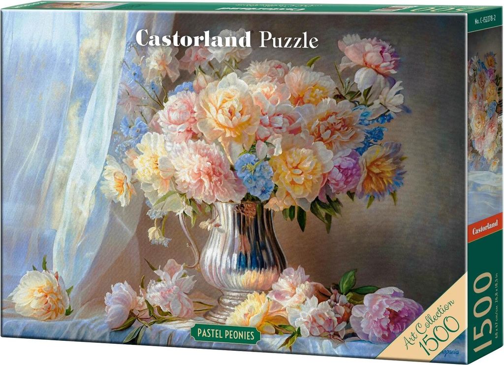 CASTORLAND Puzzle-Kunstsammlung: Pfingstrosen 1500 dlks Produktbild 