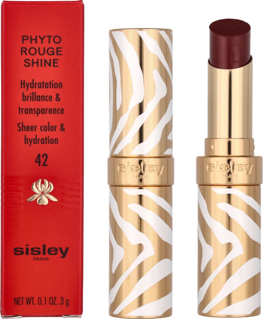 Sisley Phyto-Rouge Shine Lipstick 42 Sheer Cranberry Lipstick Women 0.1 oz