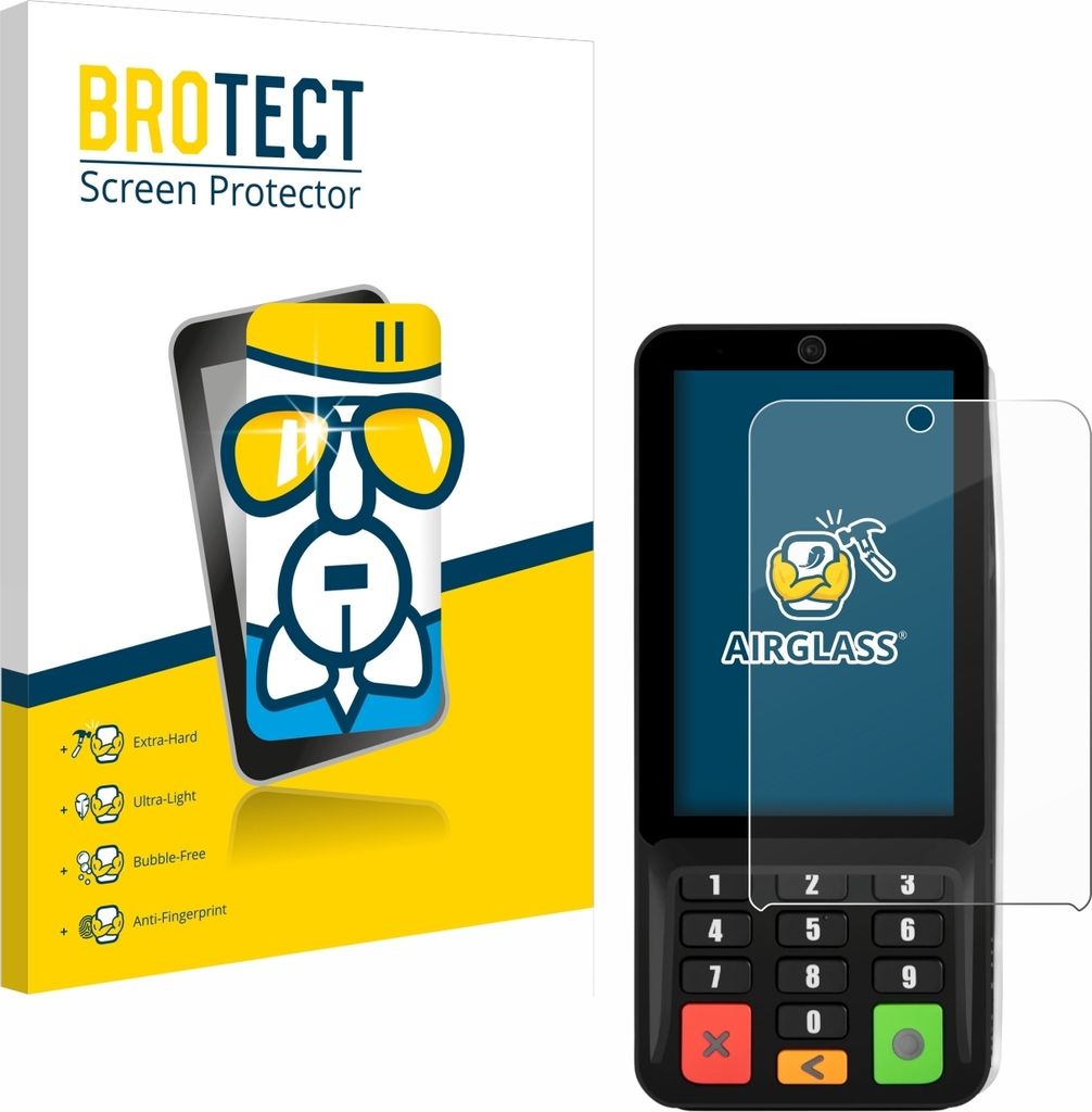 BROTECT Schutzglas für Pax A35 Schutzfolie Panzer Folie Glas Display Schutz klar