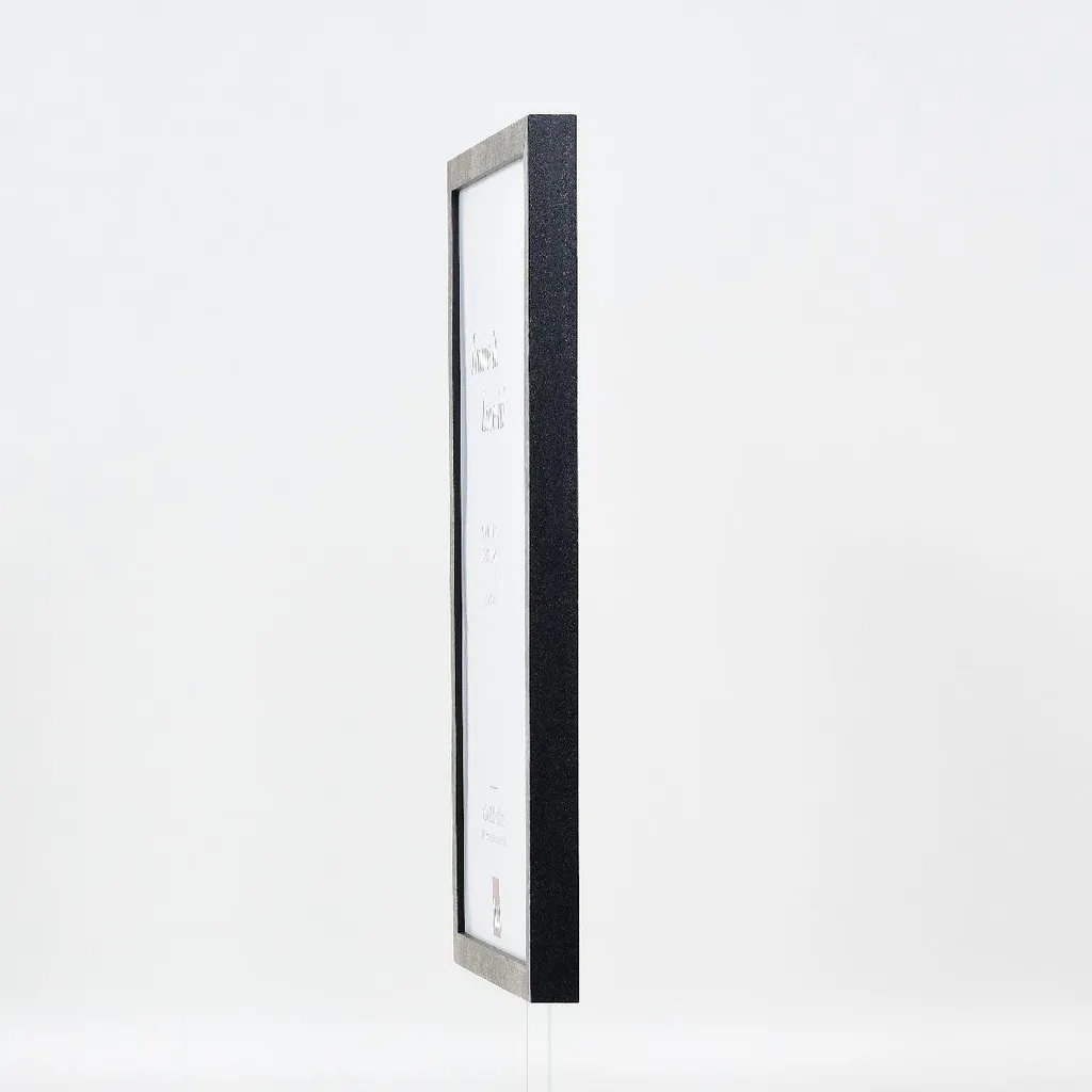 Cornice Legno Effect Argento 24x30 Profilo 42 - Vetro Acrilico - 18