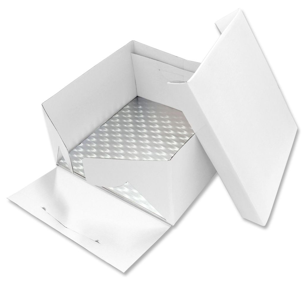 PME Kuchenbox mit Cake Board quadrat - Quadrat - Cake Box Produktbild 