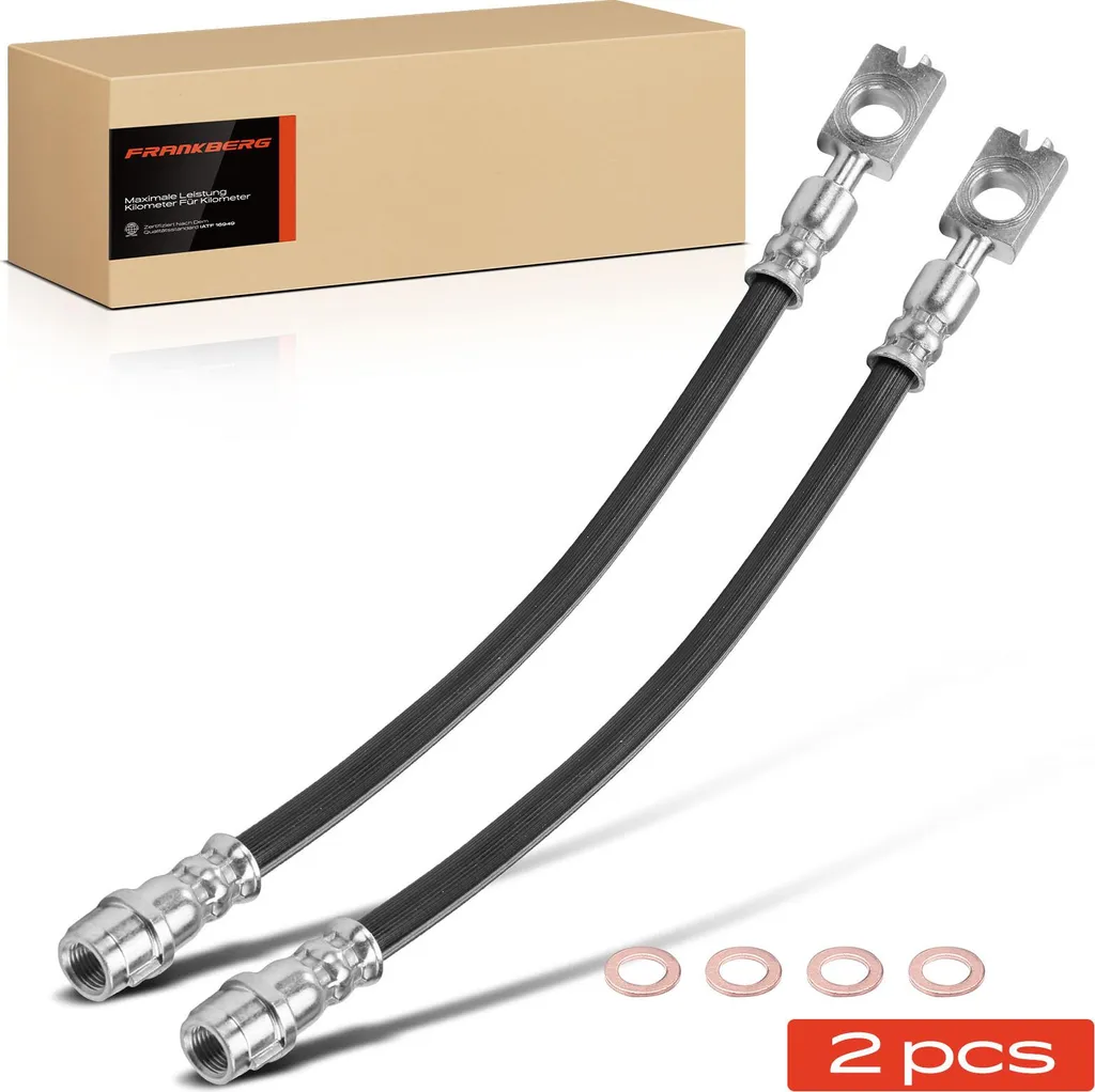 Paire de Durites de Frein Arrière pour Audi A4 8E et Seat Exeo 3R2 3R5
