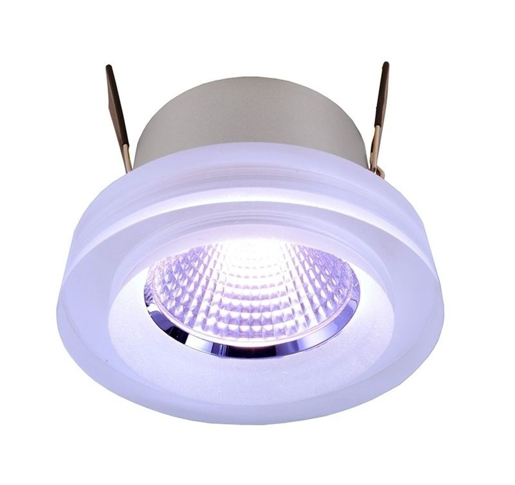 Deko-Light 565197 Deckeneinbauleuchte COB 68 Acryl , Silber