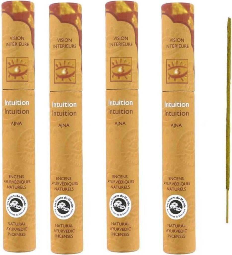 64 natürliche ayurvedische Räucherstäbchen - Intuition