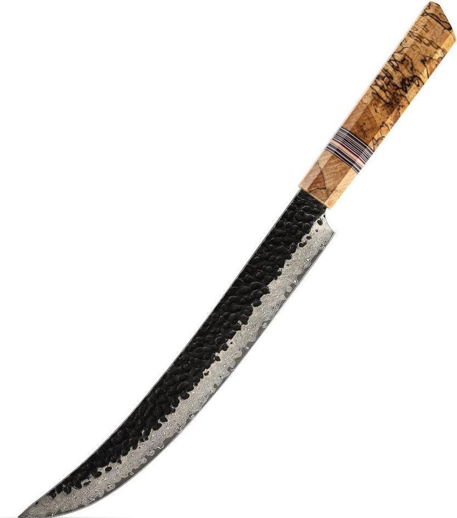 Damast Küchenmesser Zenkai Slicer - Präzise Schneidkunst in Braun KP37434