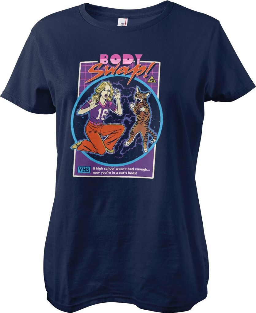 Body Swap Girly Tee - X-Large - Navy