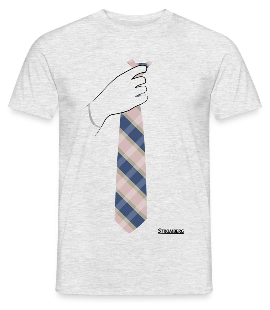 Spreadshirt Stromberg - Bernd Stromberg Kostüm Karneval Männer T-Shirt, M, Grau meliert