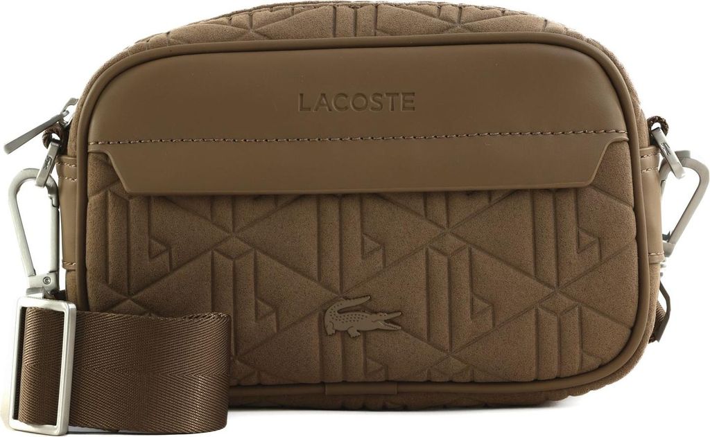 LACOSTE Umhängetasche Reporter Bag chamois taupe