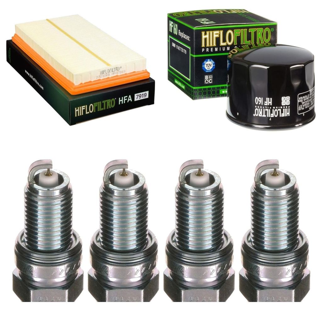 Service-Kit für BMW S 1000 R ABS DDC 2021-2022 Luftfilter Ölfilter Zündkerzen von pamoto - Neu