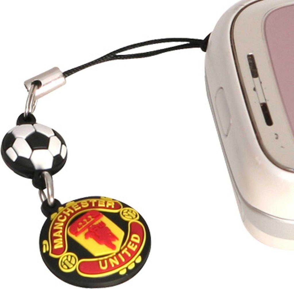 Manchester United FC - Handy-Anhänger, Wappen GF1157 (Einheitsgröße) (Rot)