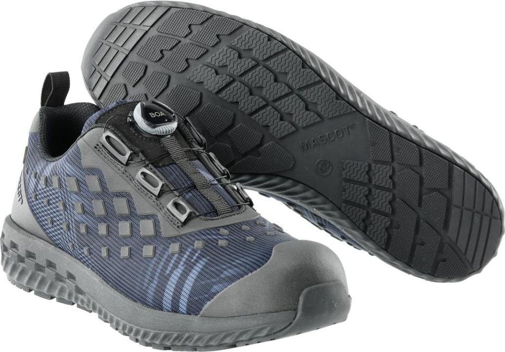 MASCOT Sicherheitsschuhe S1PL Steinblau / Schwarz 47