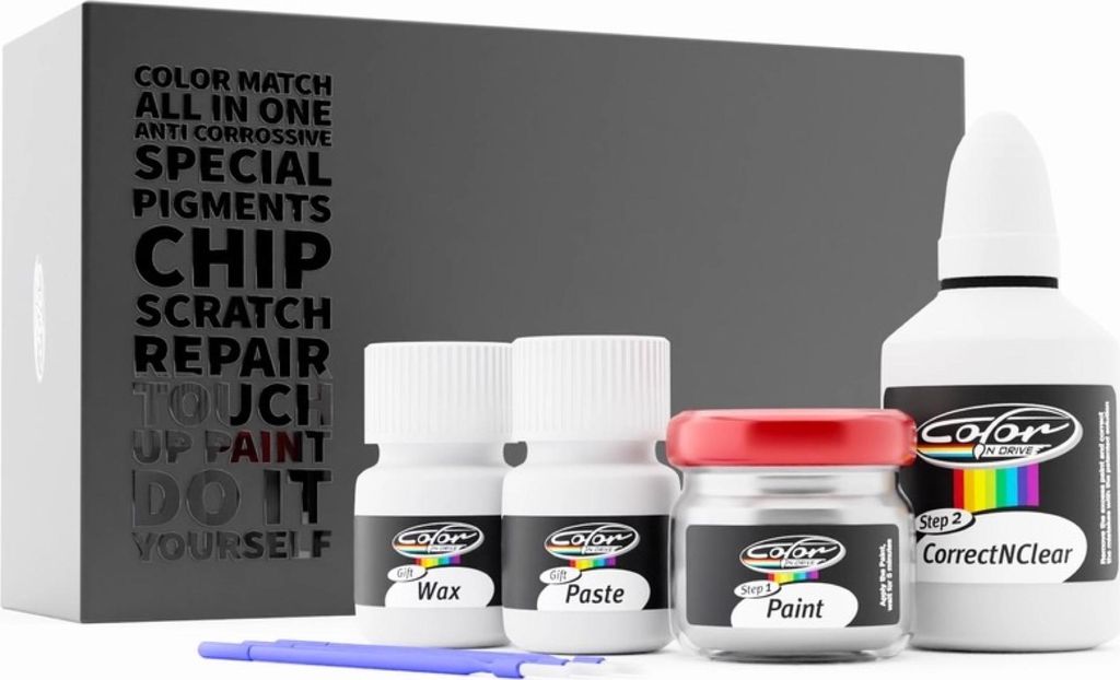 Lackstift Set für Smart Riversilver Metallic EAD – für Fortwo Cabrio Fortwo u.v.m.