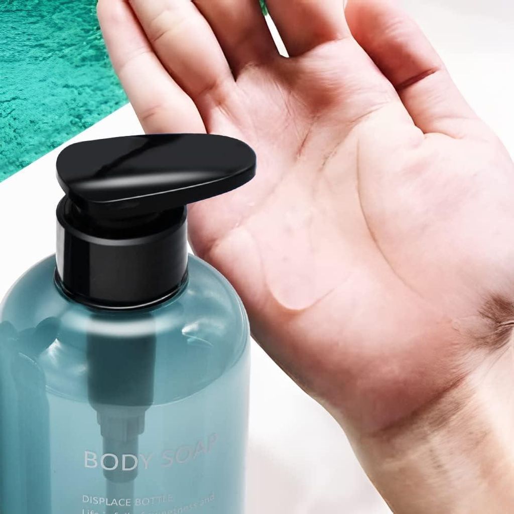 Nachfüllbarer Kunststoff Shampoo- und Conditioner-Spender - Duschkörperwaschflasche Pumpen-Set - Badezimmer Hotel-Essential