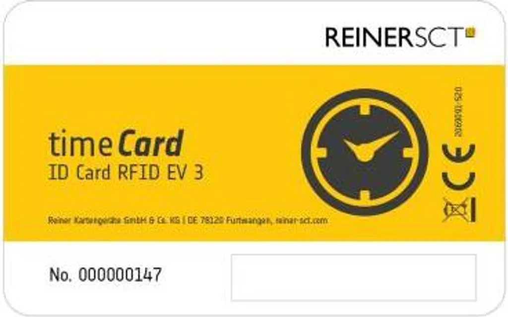 ReinerSCT timeCard Premium Chipkarte 10 DES - Cartes de pointage RFID