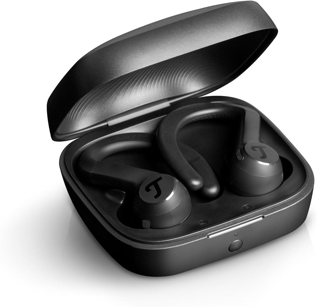 In-Ear-kopfhörer In-Ear mit Sport Active Noise Cancelling, Akkulaufzeit bis 58 h (ohne ANC), Schnellladefunktion, Touchsteuerung, Freisprechfunktion