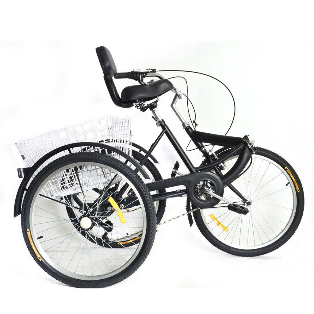 24 Inch 7 Speed Adult 3 Wheel Tricycle Bike s košíkem Obrázek produktu 14