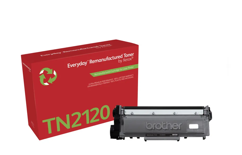 Cartouche de Toner Xerox compatible Brother TN2120 Noir Haute Capacité