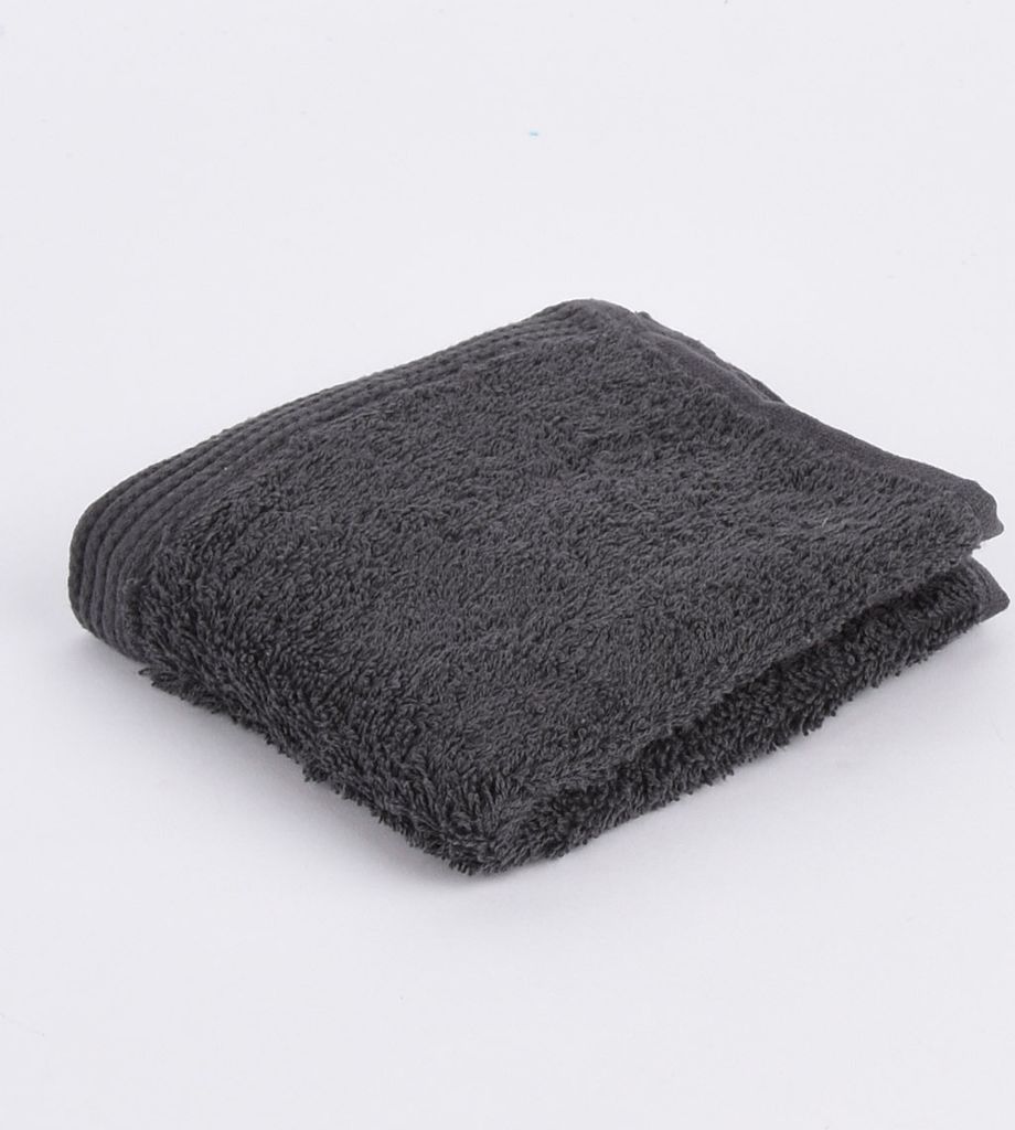 Premium-Frottee Handtuch 100% Baumwolle 580g/qm dunkelgrau Größe Gästetuch 30 x 50 cm