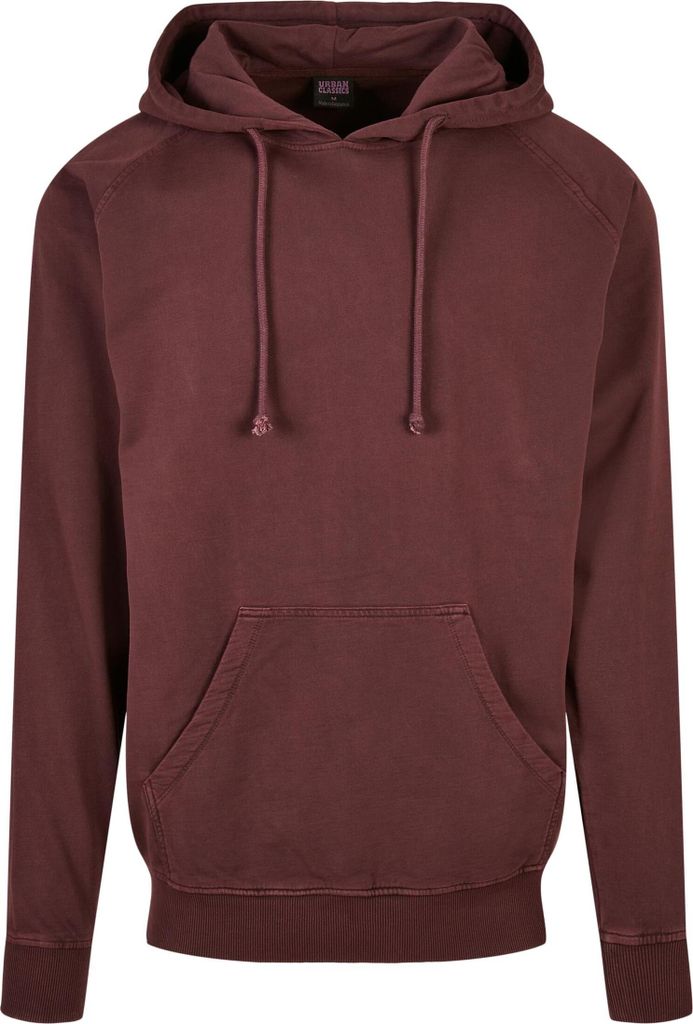Urban Classics TB4388 | Overdyed Hoody Kapuzenpuli Herren - Farbe: cherry - Größe: M