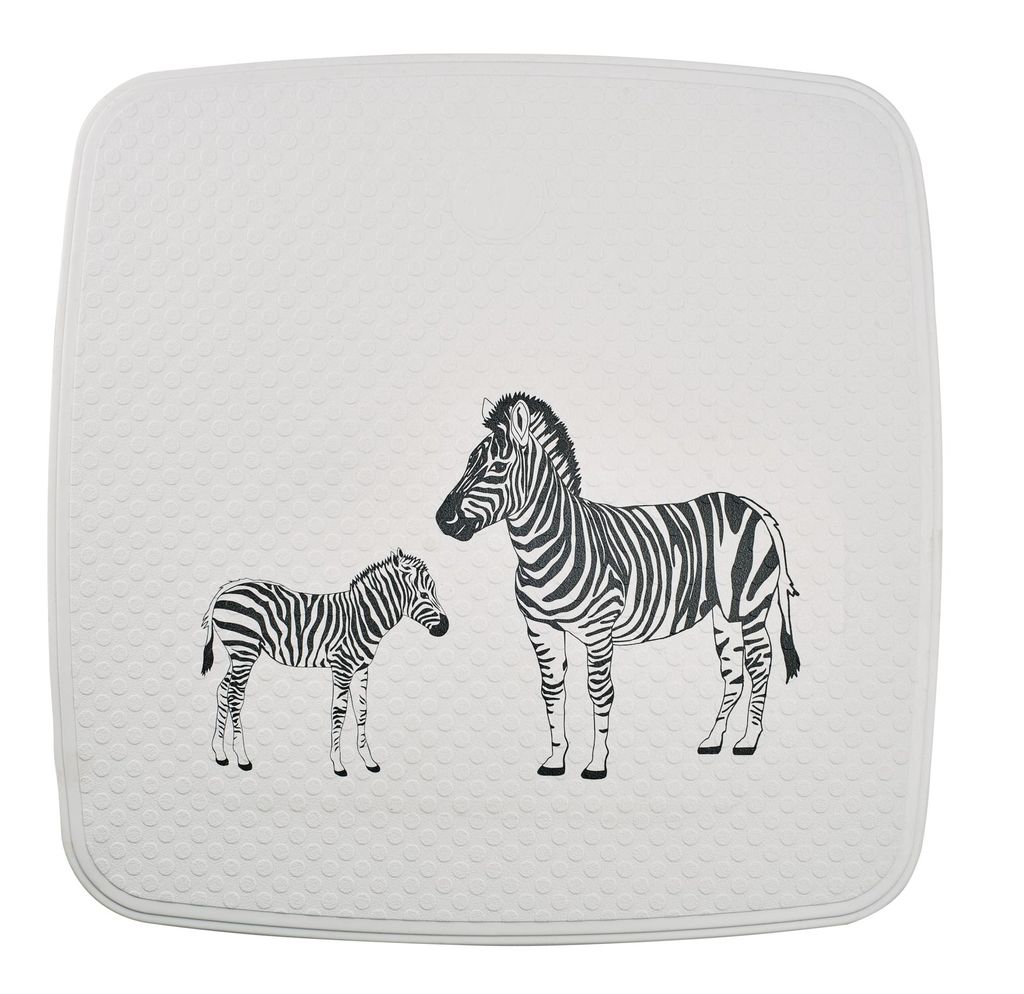 Ridder Duscheinlage Zebra 54x54 cm weiß 6102200