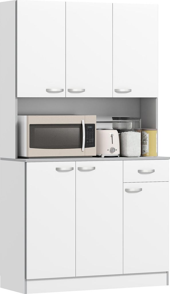 HOMCOM Buffet de cuisine armoire de cuisine contemporaine Image du produit 
