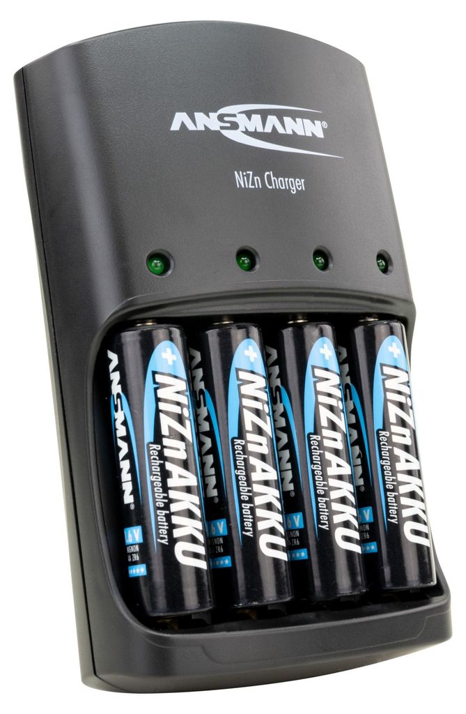 ANSMANN Nickel-Zink Ladegerät für 1,6V NiZn AA & AAA Akkus Produktbild 