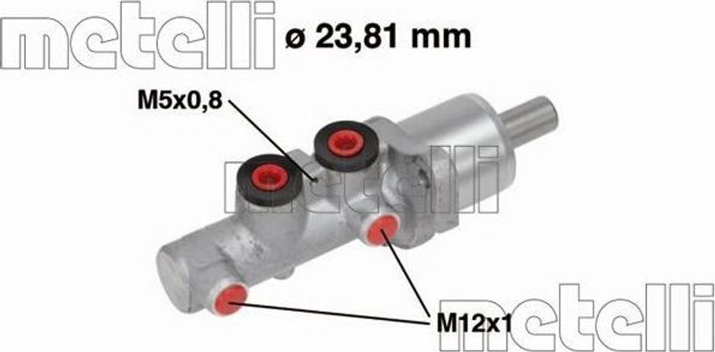 METELLI 05-0668 Bremszylinder Hauptbremszylinder passend für MERCEDES-BENZ A-Klasse (W169) B-Klasse (W245)