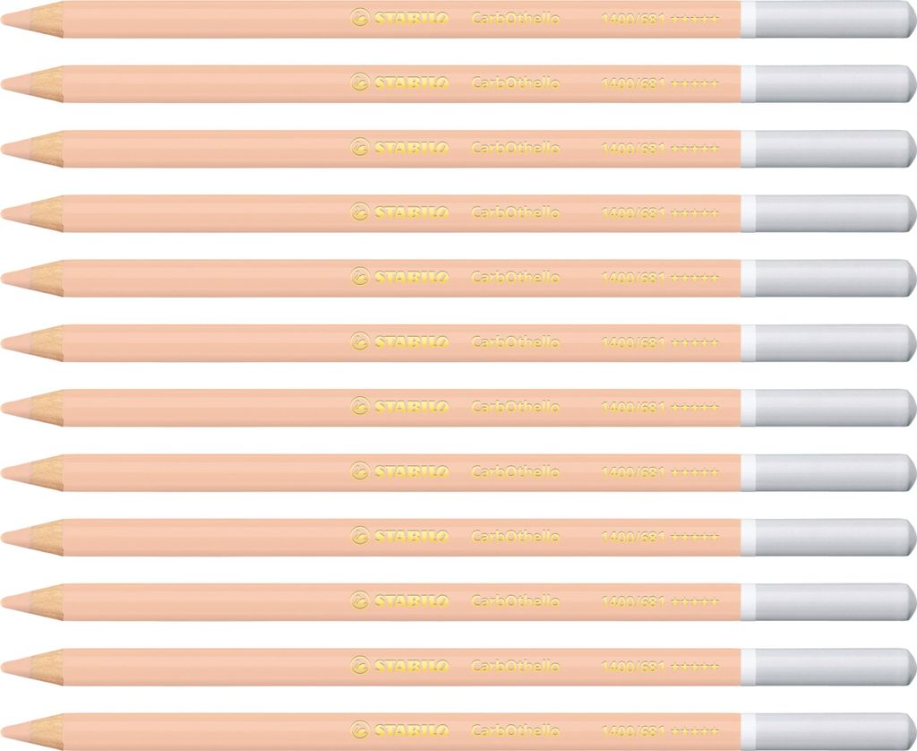 Pastellkreidestift - STABILO CarbOthello - 12er Pack - apricot