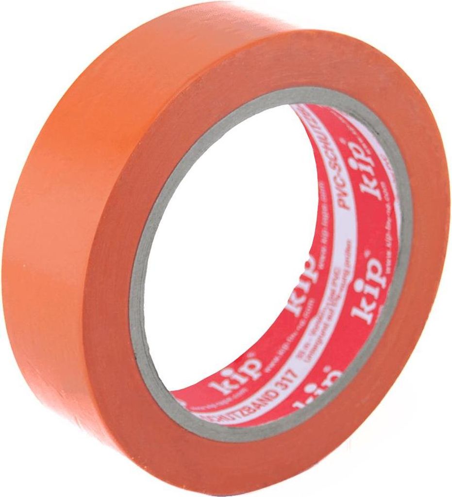 Kip 317 PVC-Schutzband Premium orange - Putzerband 30 mm