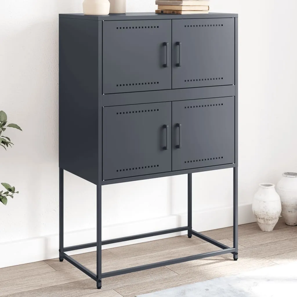 Credenza Maison Exclusive Antracite Acciaio 68,5 cm - Offerta Ecommerce