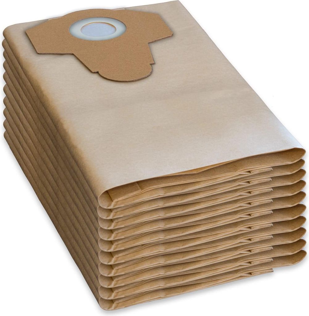 10 Original Parkside Staubsaugerbeutel für Nass-Trocken-Sauger PWD 25, 30, PNTS 23, 30, 1400, 1500 A1, A2, B1, C1, D1, B2, B3, E2, C4, D5, F2, H4
