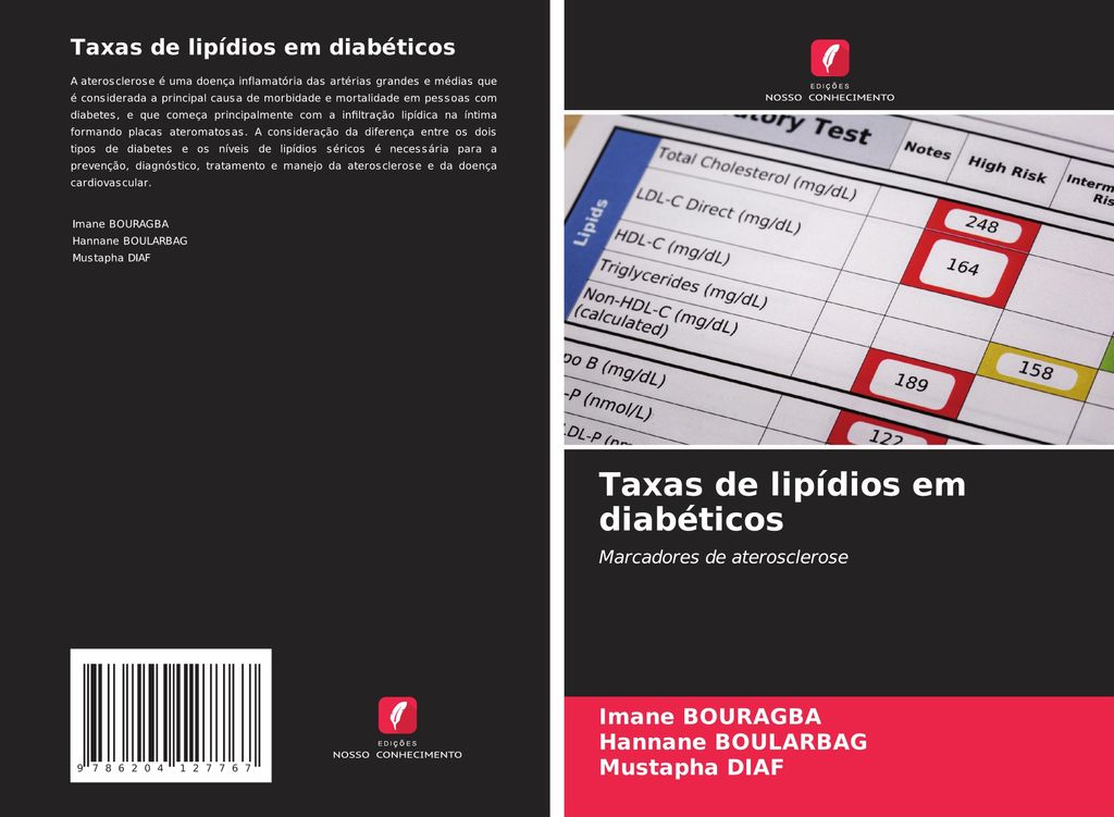 Taxas de lipídios em diabéticos