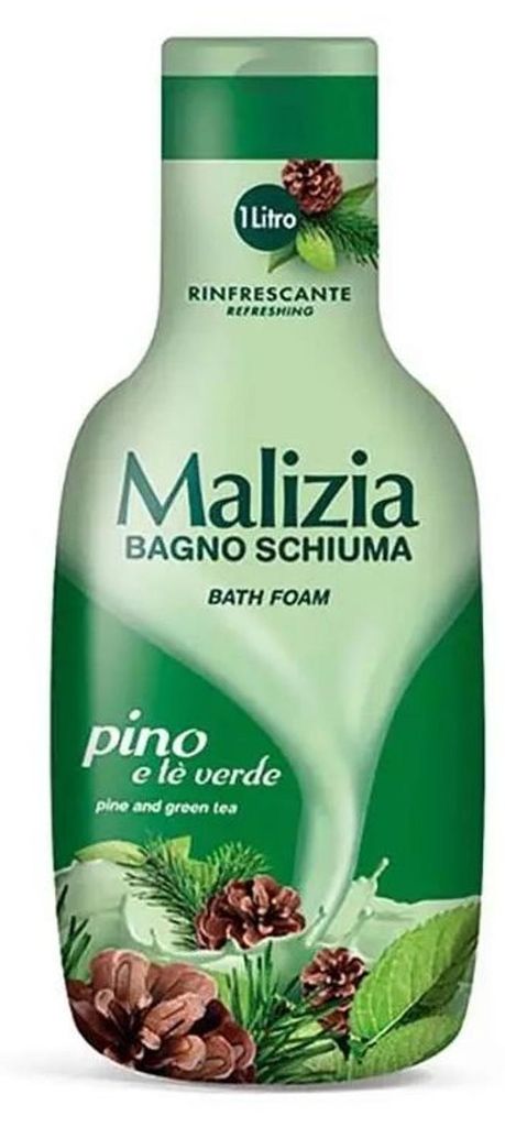 MALIZIA Bagno Schiuma Pino e Tè Verde 1l Immagine del prodotto 