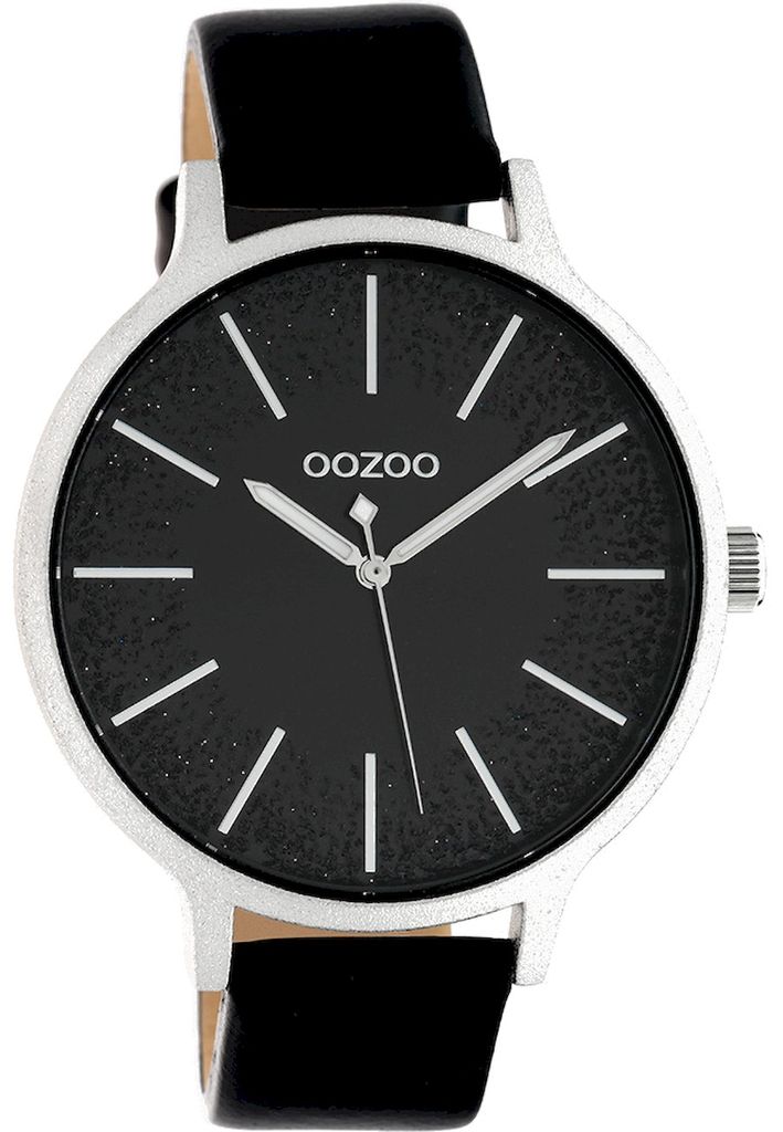 Oozoo - Damenuhr - C10569 - Schwarz Silber
