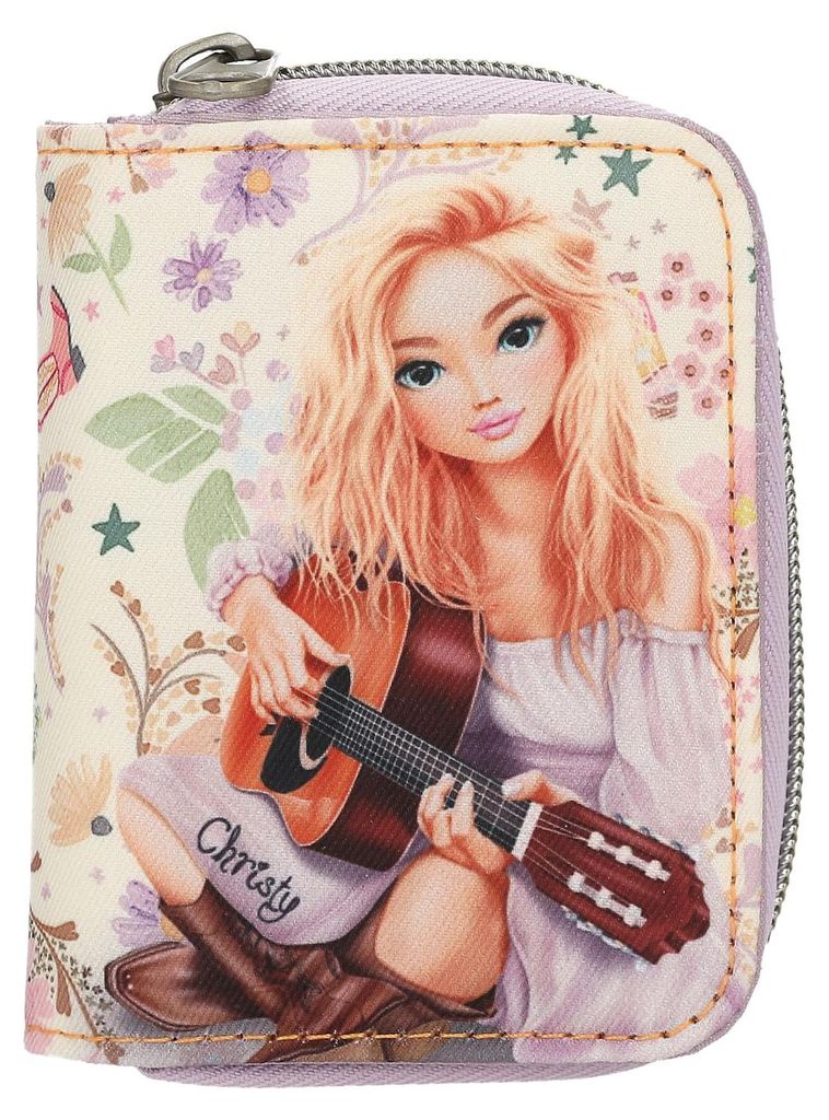 TOPModel COWGIRL, Peňaženka, Zinok, Polyester, Papája, Kov, Obrázok produktu 