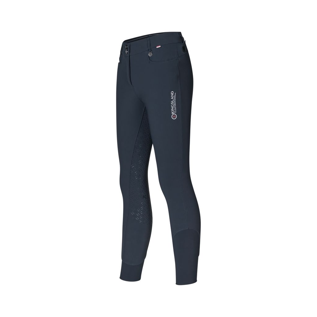 Kingsland KLKarolina Heat Vollgrip beheizbare Reithose Damen, Farbe:navy, Größe:34
