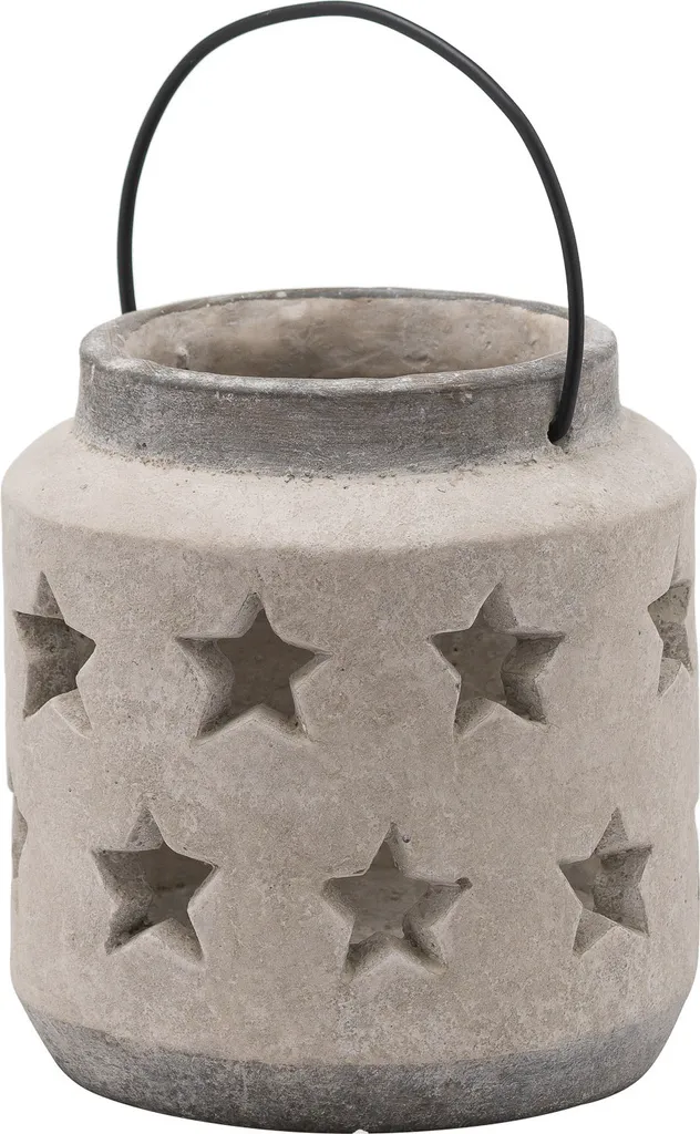 Lanterna Stella Hill Interiors HI4043 Pietra 19cm | Arredo Casa Vintage