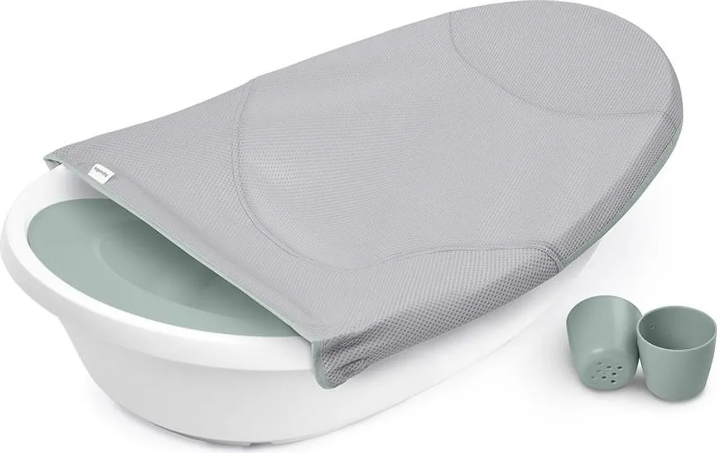 Baignoire Bébé 4-en-1 Ingenuity Grise : Finis les Bains Difficiles !