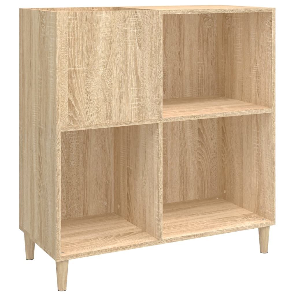 Mobile Porta Dischi Rovere Sonoma 84,5x38x89 Legno Immagine del prodotto 