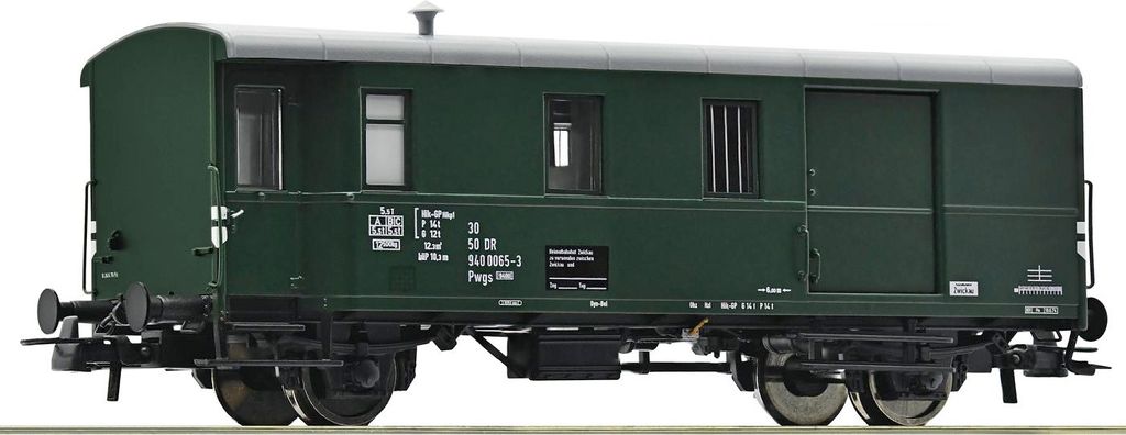 ROCO Güterzuggepäckwagen, Gattung Pwgs 41 DR Ep.IV 6200018 Spur H0