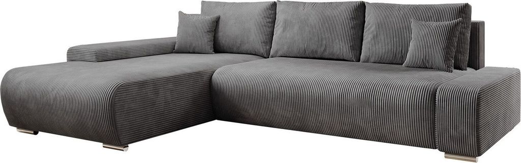 Juskys Sofa Iseo Links - L Form, Schlaffunktion, Stoff, Produktbild 