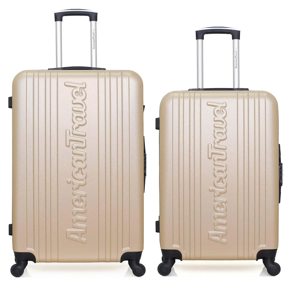 American Travel Springfield Lot de 2 Valises Grand Format et Weekend