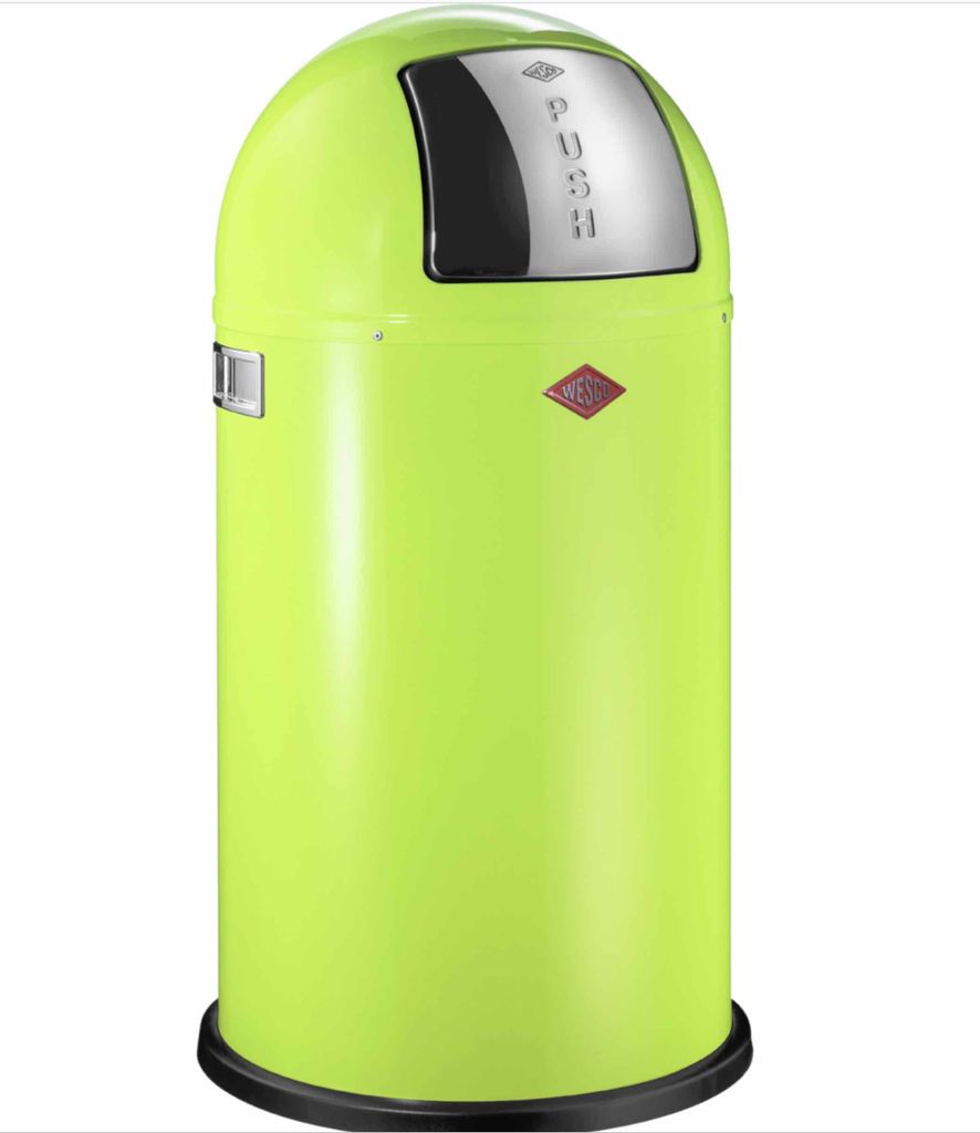 WESCO Abfallsammler 175831-51 PUSHBOY in MINT mit 50 Liter Produktbild 6
