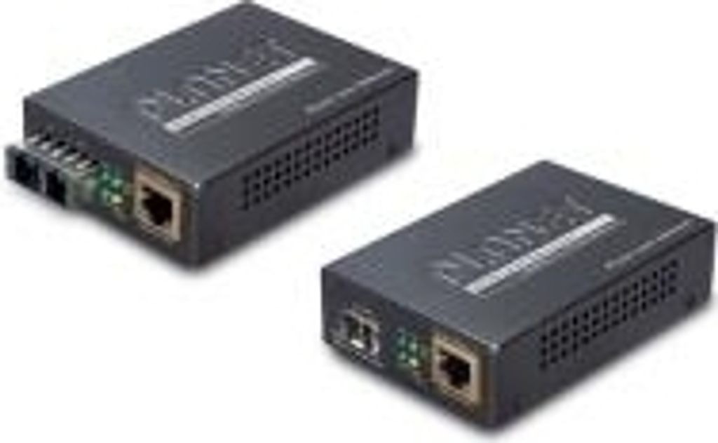 PLANET GTP-805A - Medienkonverter - 1GbE - 10Base-T, 100Base-TX, 1000Base-T, 1000Base-X - RJ-45 / SFP (mini-GBIC) (GTP-