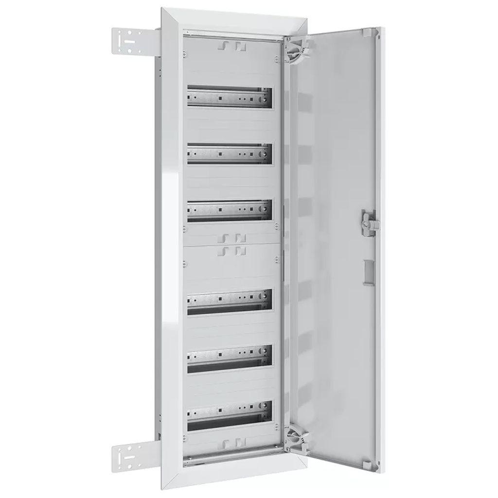 ABN Feldverteiler UP/HW T:110mm 72TE 1 x 6-Reihig für REG, mit Volltüre UK16