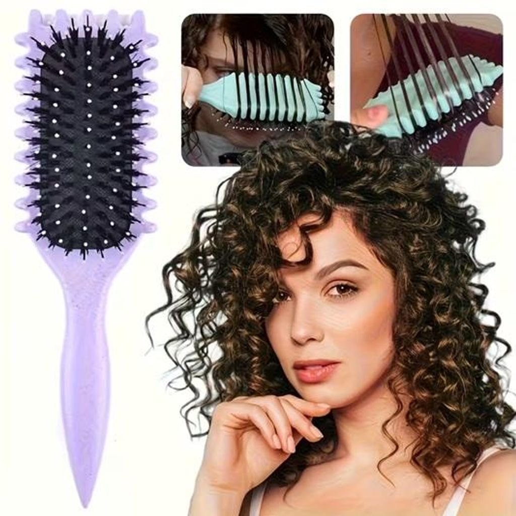 GKA Lockenbürste Entwirrbürste für Locken sanft & schonend Produktbild 
