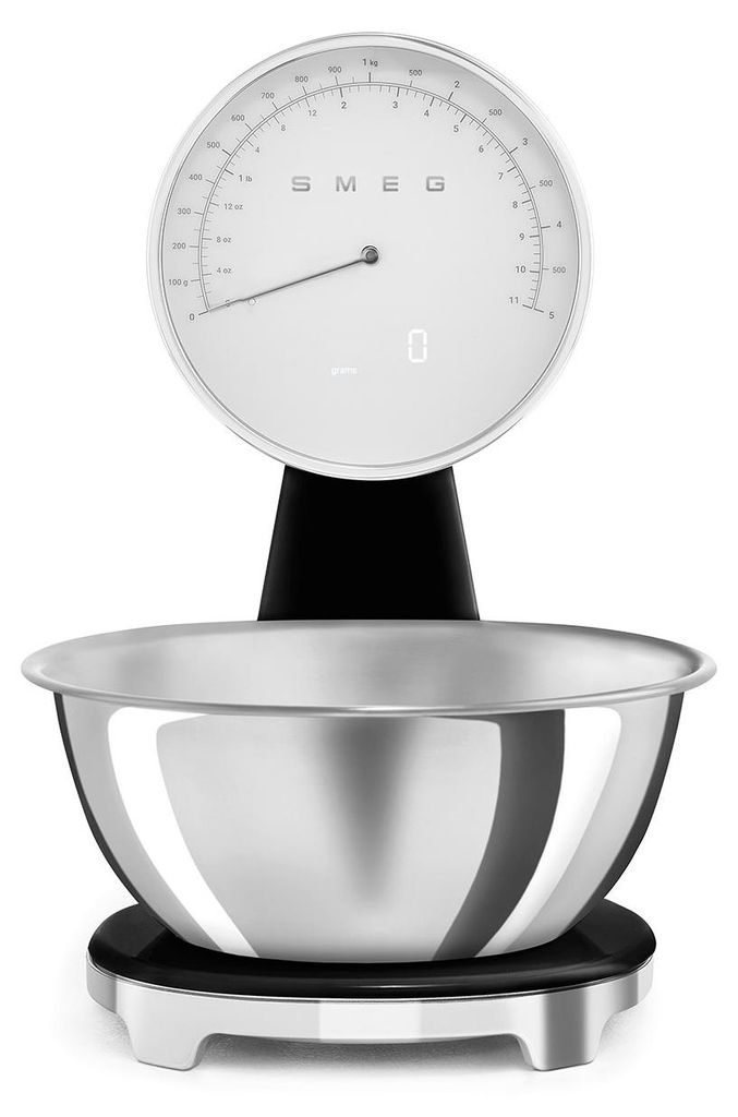 Smeg KSF01BLWW, Elektroniczna waga kuchenna, 5 kg, 1 g, Zdjęcie produktu 