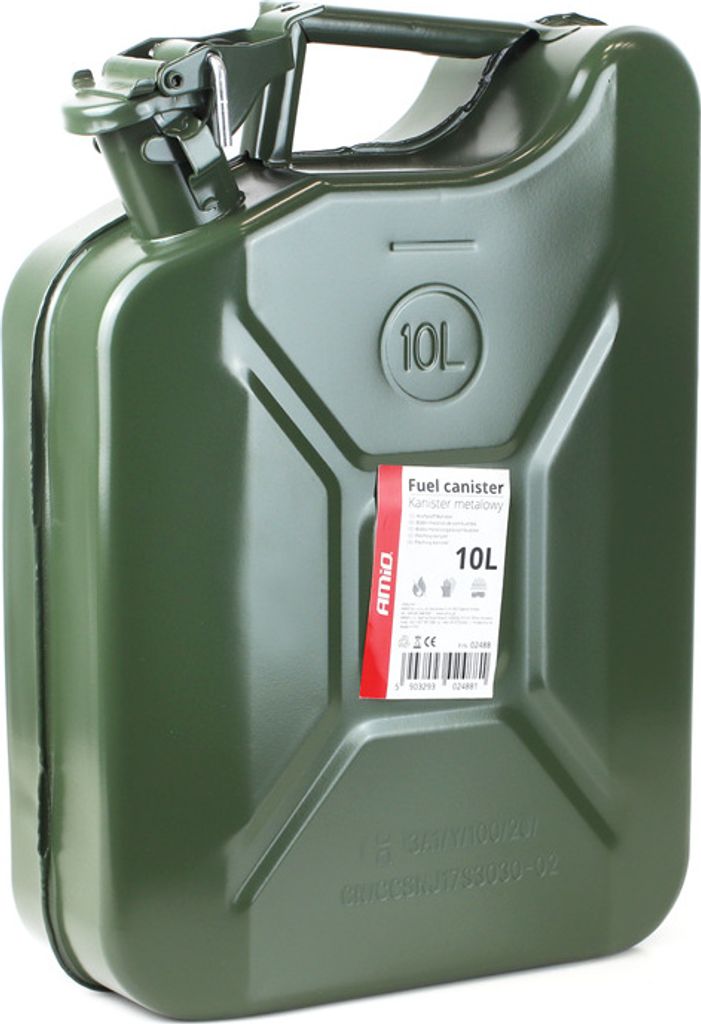 Kanister metalowy na paliwo 10L AMIO-02488 Zdjęcie produktu 