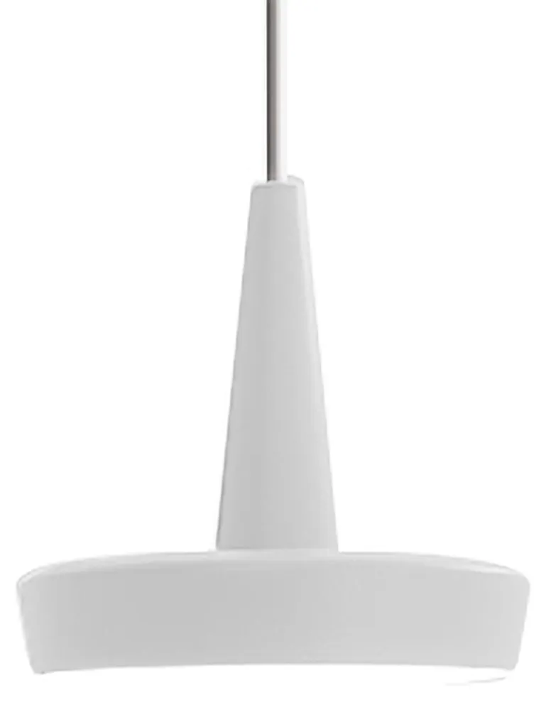 Suspension LED 8W 2700K Blanc Baby avec Diffuseur Polycarbonate Opale